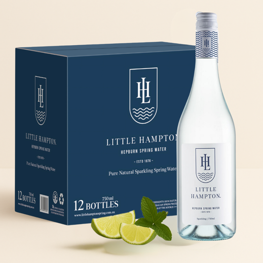 Little Hampton Sparkling Spring Water 750 mL × 12 Glass Bottles