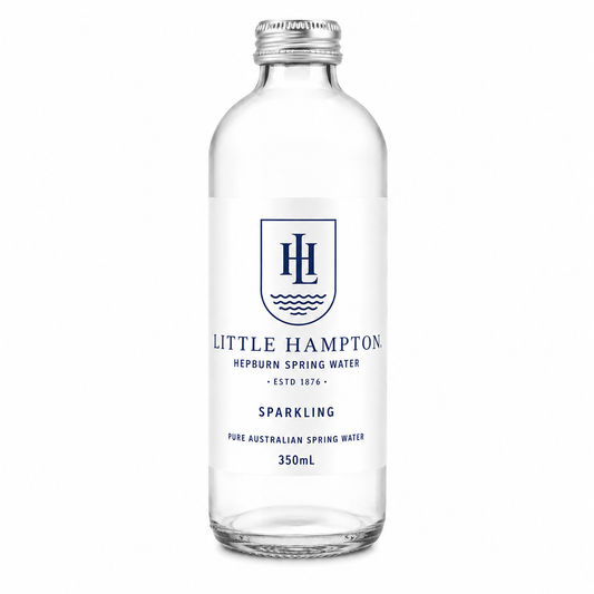 Little Hampton Australian Sparkling Spring Water 350ml Glass Bottles (24 Pack)