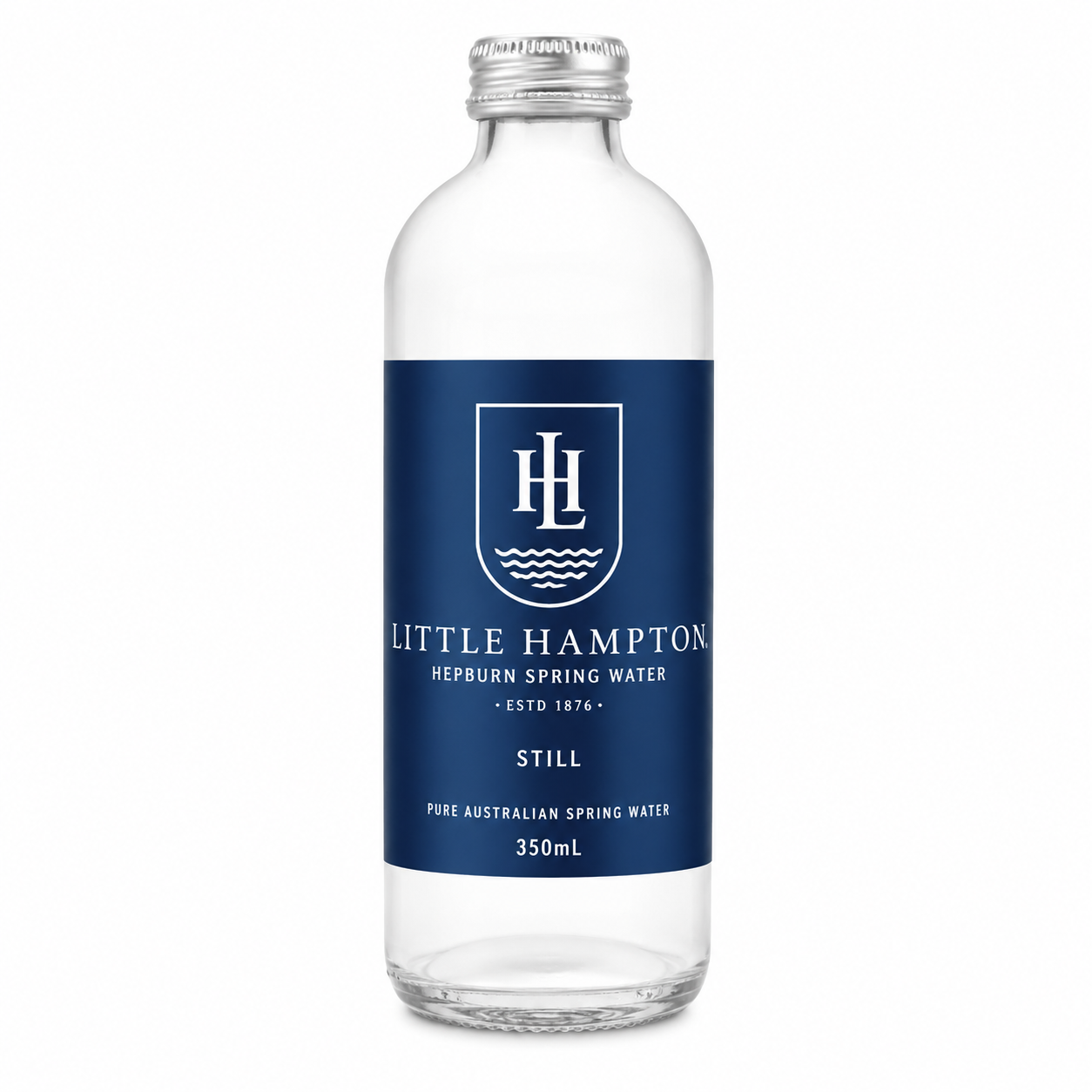 Little Hampton Australian Still Spring Water 350ml Glass Bottles (24 Pack)