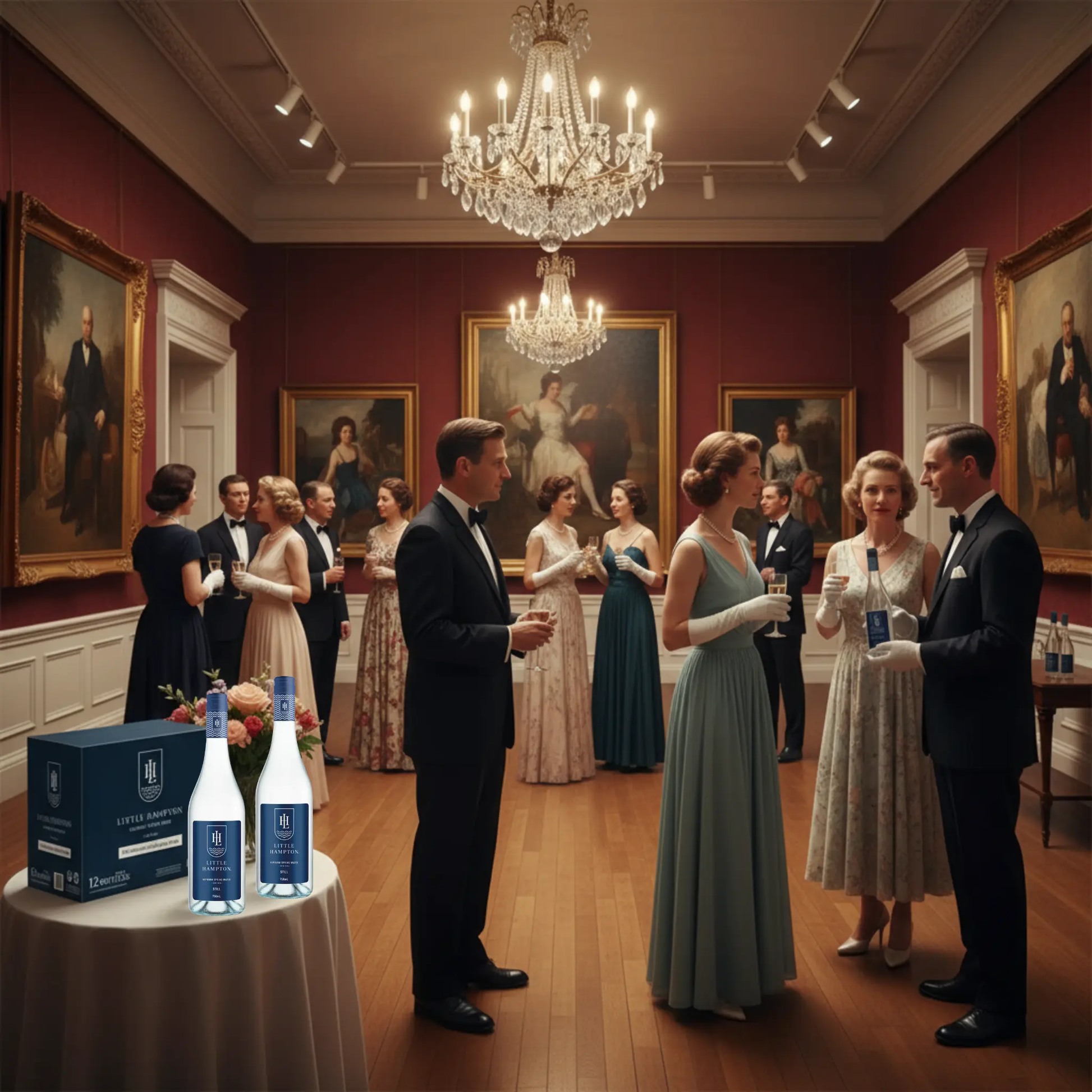 Little Hampton Still Water 750ml at elegant 1950s theatre or cultural event